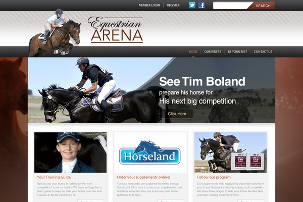 equestrianarena.com.au site used E