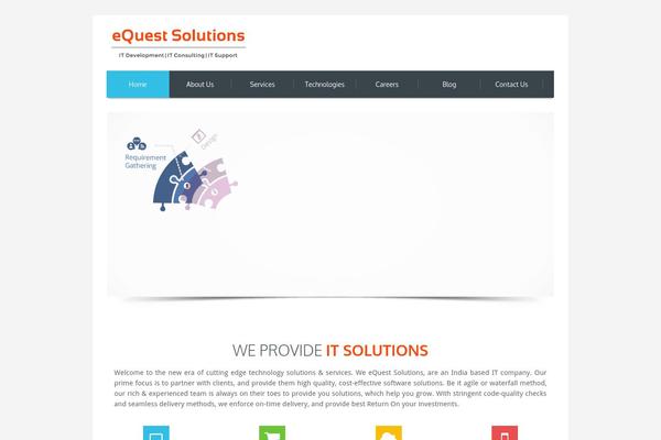 Increase theme site design template sample