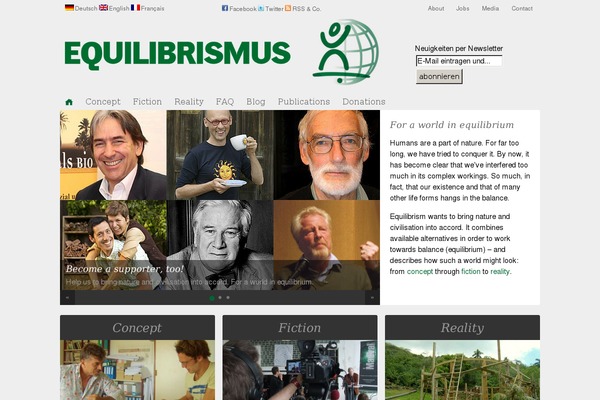NonProfit theme site design template sample
