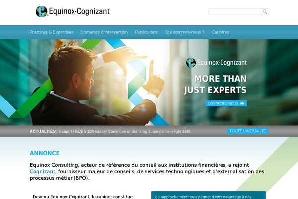 Equinox theme site design template sample