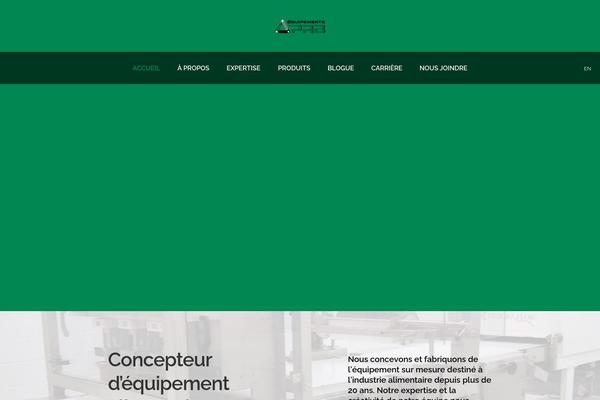 Impreza Child theme site design template sample