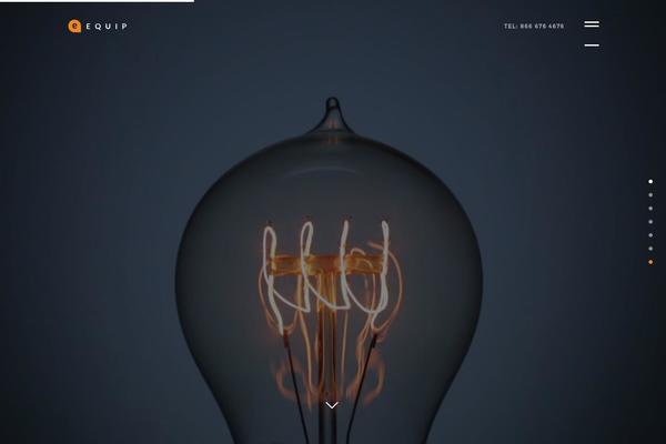 Struck theme site design template sample