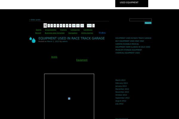 Bwater theme site design template sample