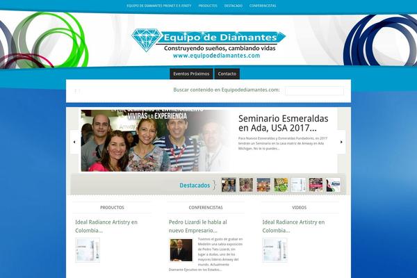 eNews theme site design template sample