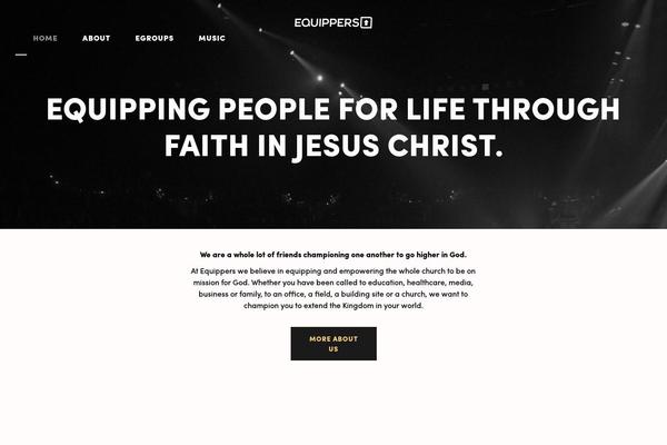 Ego theme site design template sample