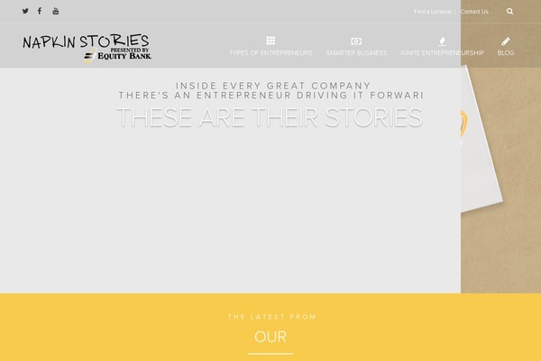 equitybanknapkinstories.com site used Airslice