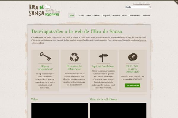 Organic Web theme site design template sample