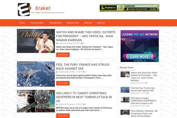 Site using Cocorico Social plugin