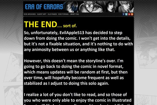 Site using Comic Easel plugin