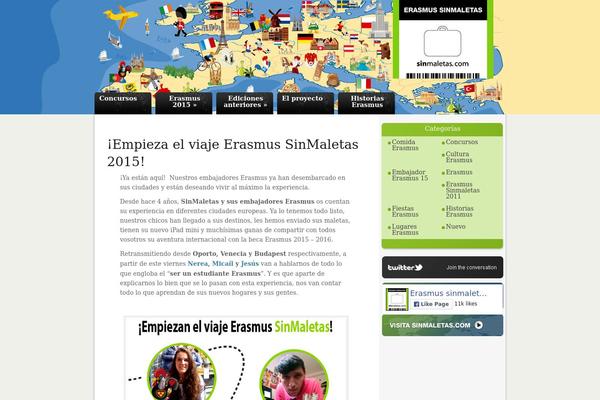 eNews theme site design template sample