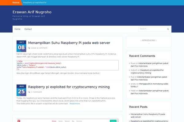 Customify theme site design template sample