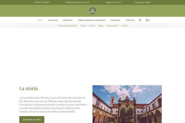 Jupiter Child theme site design template sample