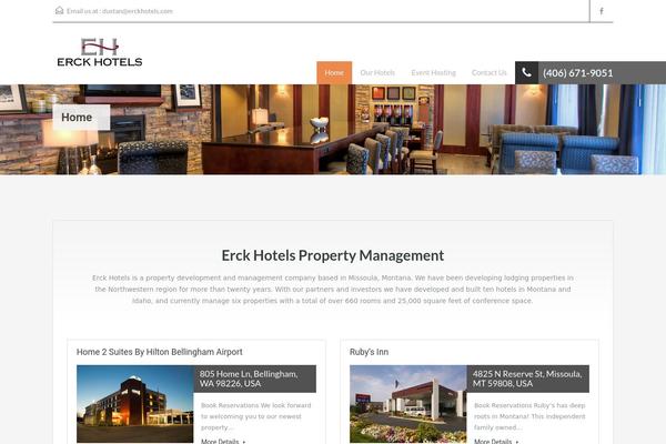 Bridge Child theme site design template sample