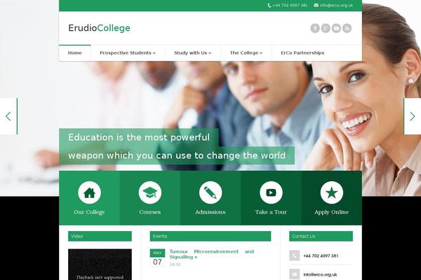 ParkCollege theme site design template sample
