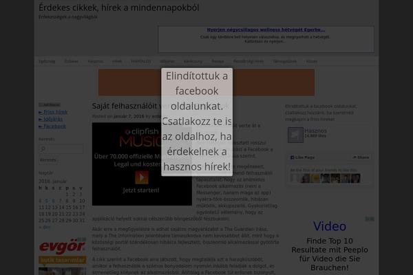 Site using Milat jQuery Automatic Popup plugin