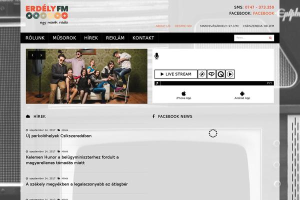 Sonik theme site design template sample