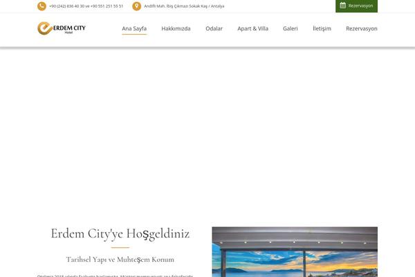 Soho Hotel theme site design template sample