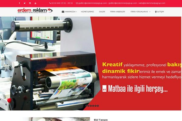 erdemmedyagrup.com site used Erdemmedya