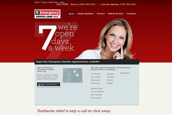 Edc theme site design template sample