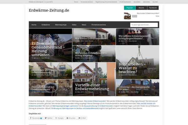 Extranews theme site design template sample