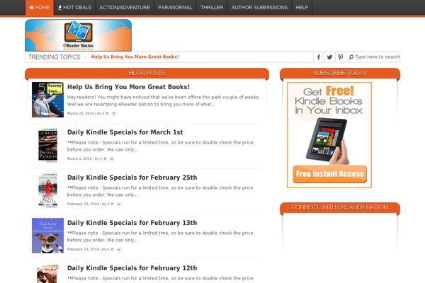 Site using The Social Links plugin