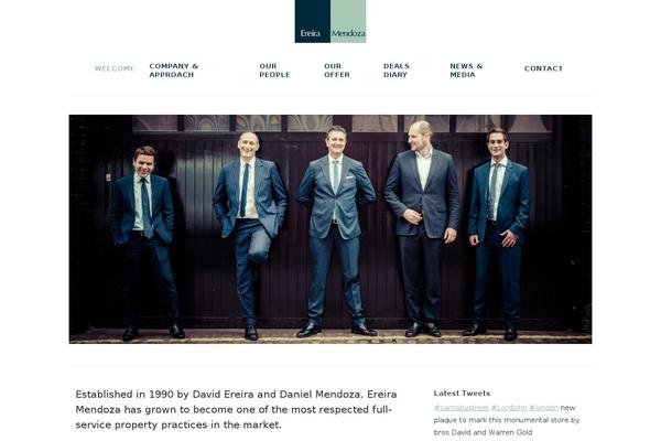 Bridge Child theme site design template sample