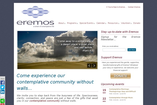 Ecclesia theme site design template sample