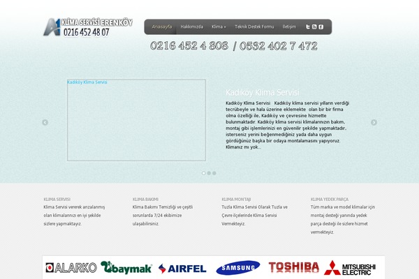 Feather theme site design template sample