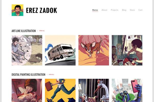 Lion theme site design template sample