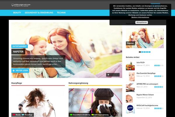 Jono theme site design template sample
