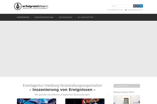 Dreamspace theme site design template sample