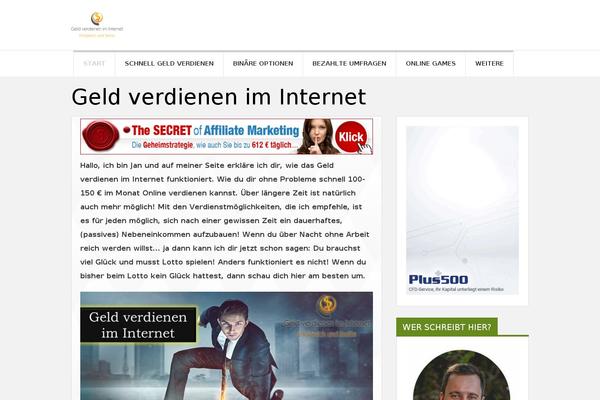 Performag theme site design template sample