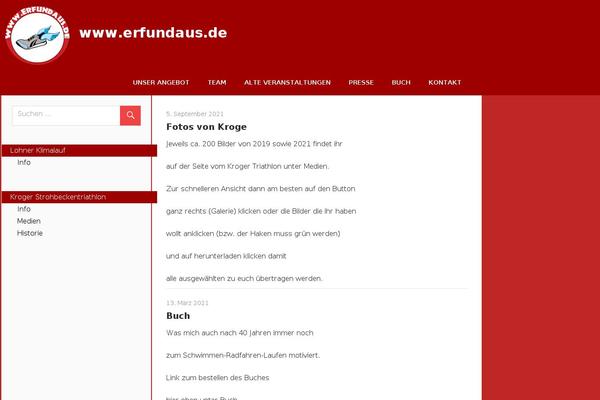 Admiral theme site design template sample