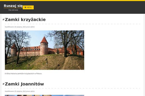 Yocto theme site design template sample
