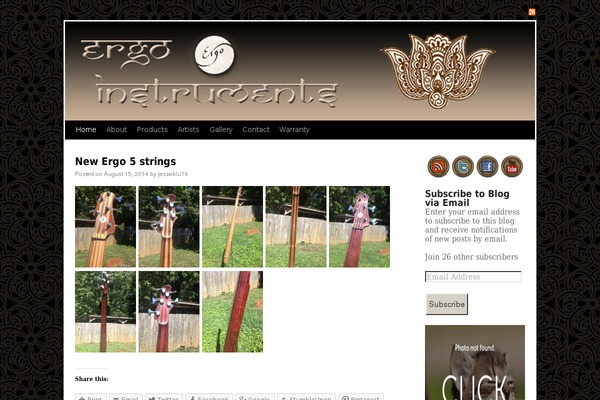 Twist of Ten theme site design template sample