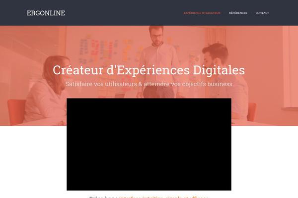 Chariot theme site design template sample