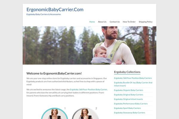 Spacious theme site design template sample