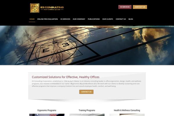 Maxima theme site design template sample