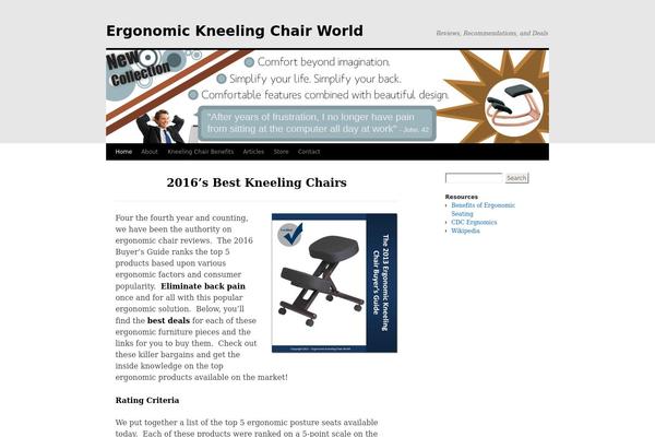 ergonomickneelingchairs.org site used Kirby