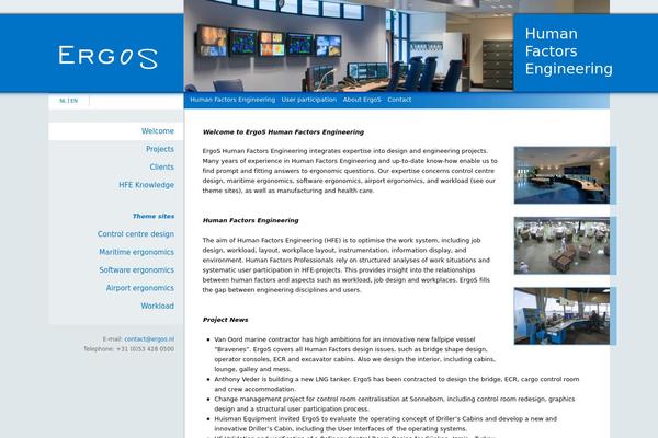 Standaard theme site design template sample