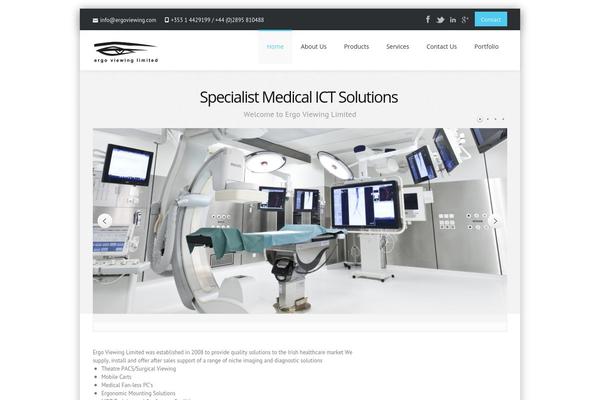 Athena theme site design template sample