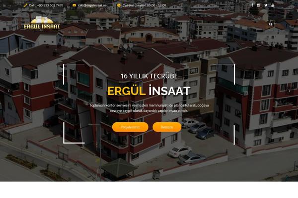 Emarat theme site design template sample