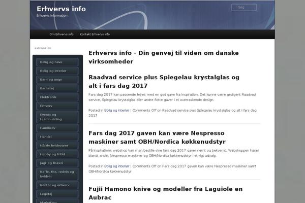 Twentyelevenchild theme site design template sample