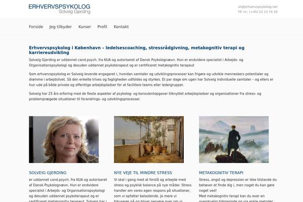 Megalith theme site design template sample