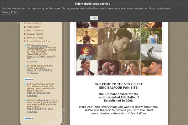 eric-balfour.com site used 2n-wp-theme2