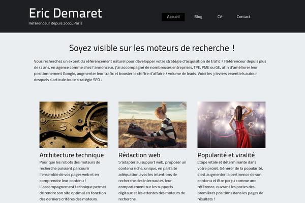 Alexandria theme site design template sample