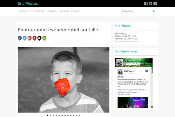 Inkness theme site design template sample