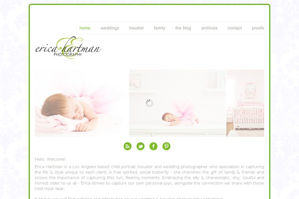 ericahartmanphotography.com site used Dag-modern