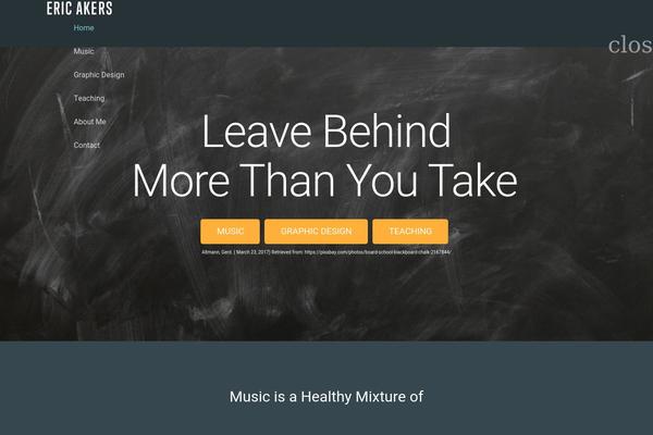 Zephyr-child theme site design template sample