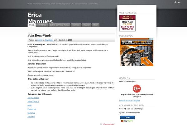 Fusion theme site design template sample